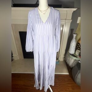 COPY - Blue & White Sun Dress